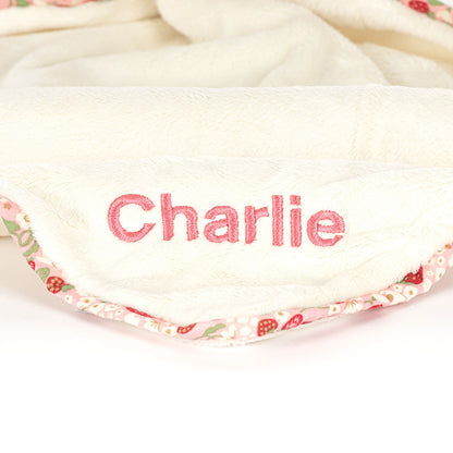 Personalized Blossom Cream Bunny 'Berry' Soother | Jellycat