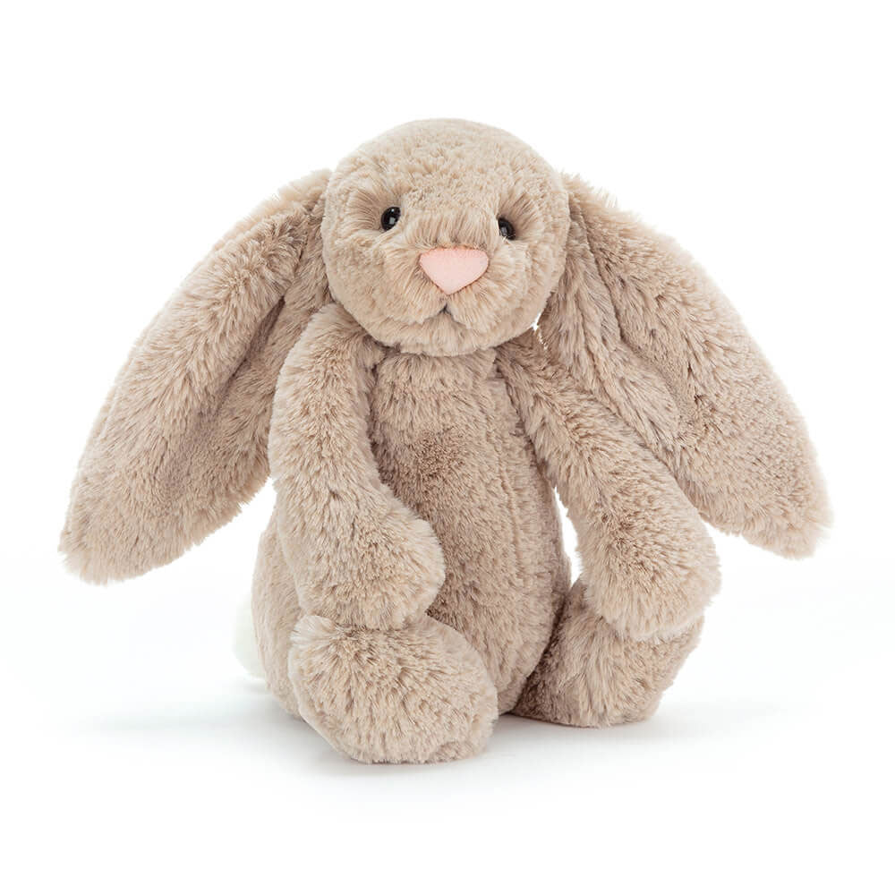 Lapin Timide Et Ses Petites Aventures & Bashful Beige Bunny Medium | Jellycat