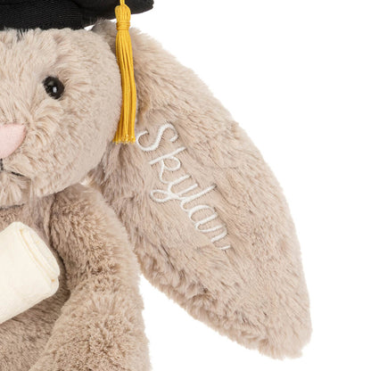 Personalized Bashful Bunny Graduation Outfit | Jellycat