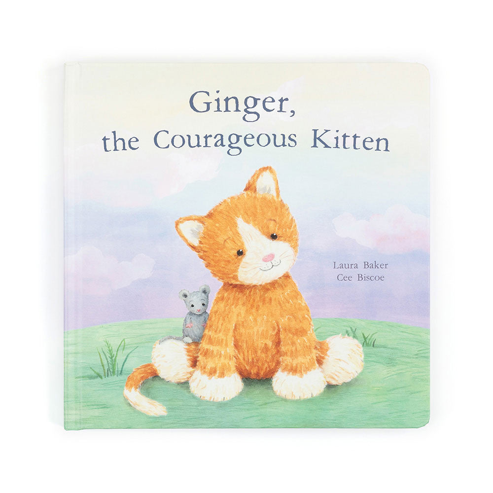 Ginger, the Courageous Kitten Book and Fuddlewuddle Ginger Cat | Jellycat