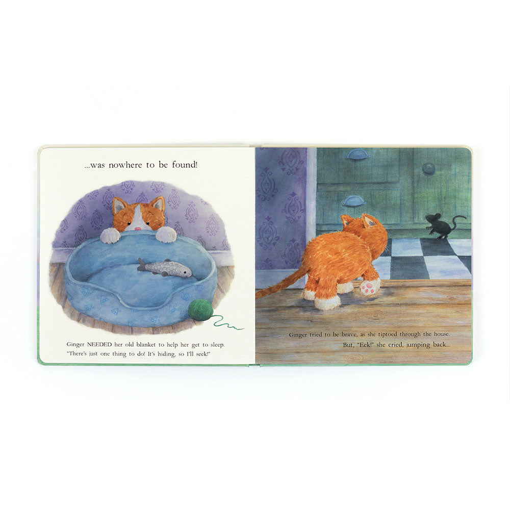 Ginger, the Courageous Kitten Book and Fuddlewuddle Ginger Cat | Jellycat