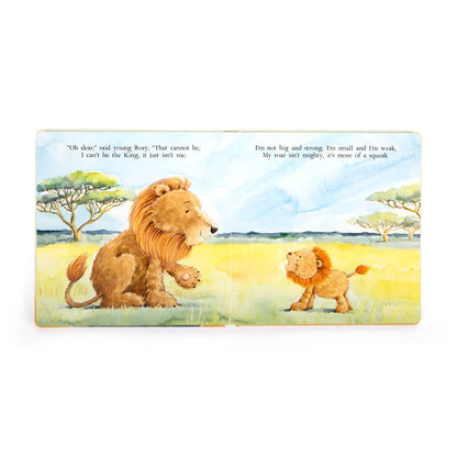The Very Brave Lion Book & Fuddlewuddle Lion Medium | Jellycat