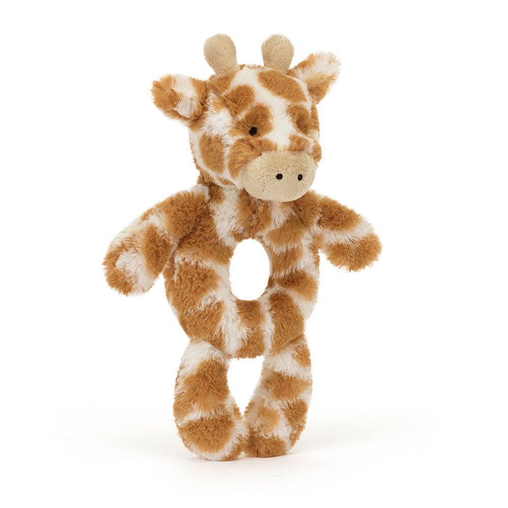 Bashful Giraffe Ring Rattle | Jellycat