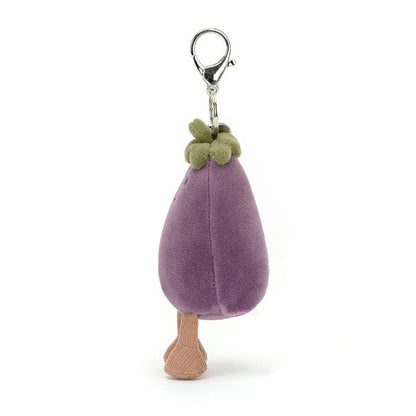 Amuseables Eggplant Bag Charm | Jellycat
