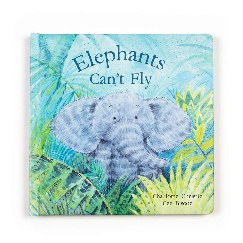 Elephants Can't Fly Book & Fuddlewuddle Elephant Medium | Jellycat