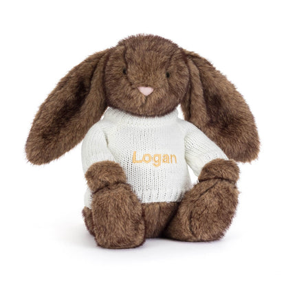 Hoppleston Luxe Bunny with Personalized Cream Jumper | Jellycat