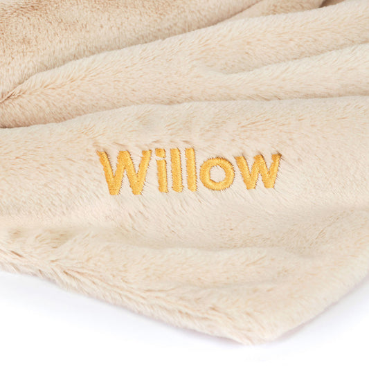 Personalized Bashful Luxe Bunny Willow Blankie | Jellycat