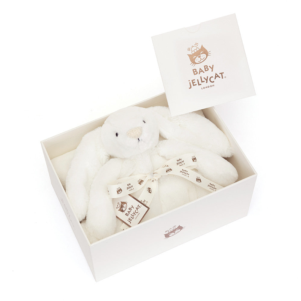 Personalized Bashful Luxe Bunny Luna Blankie | Jellycat