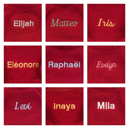 Bashful Luxe Bunny Willow with Personalized Red Jumper | Jellycat