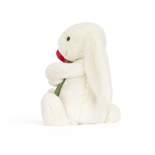 Cream Bunny with Rose | Jellycat