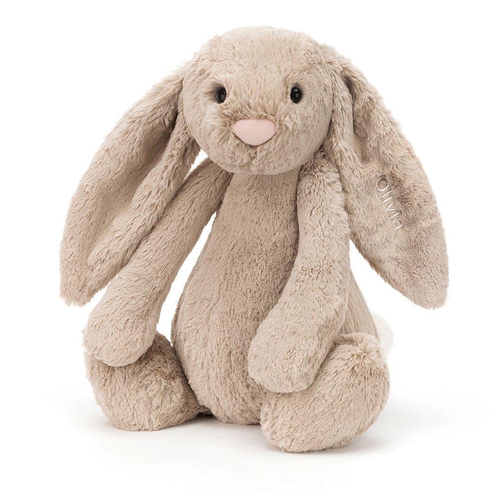 Personalized Bashful Beige Bunny Huge | Jellycat