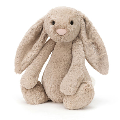 Personalized Bashful Beige Bunny Huge | Jellycat