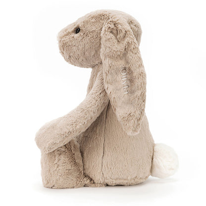 Personalized Bashful Beige Bunny Huge | Jellycat