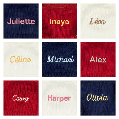 Leola Bear with Personalized Navy Jumper | Jellycat