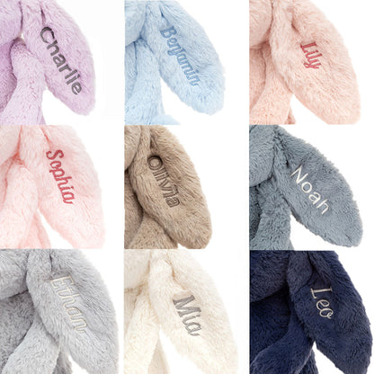Personalized Bashful Lilac Bunny Medium | Jellycat