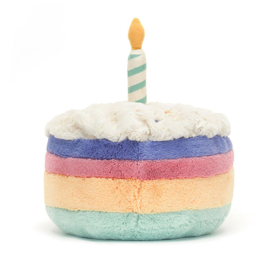Amuseables Rainbow Birthday Cake | Jellycat